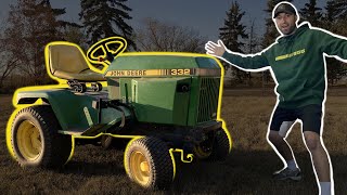 Is This The Best Garden Tractor? | John Deere 332 Diesel