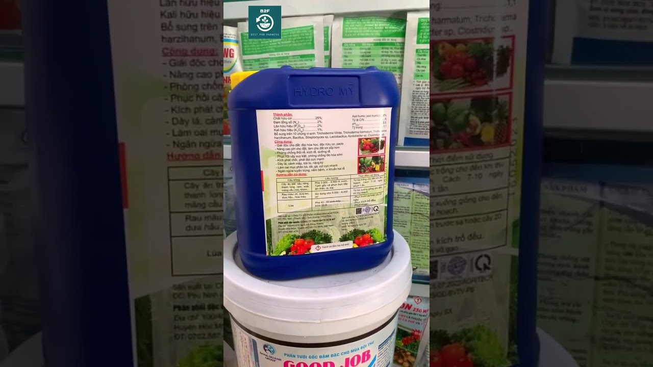 HYDRO MỸ – PHÂN BÓN HỮU CƠ ORGANIC 09 CHỐNG THỐI RỄ - Hotline: 0776.400.038