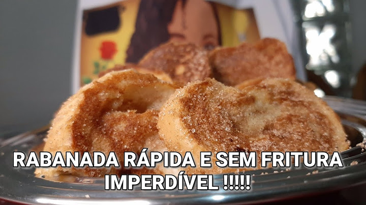 RABANADA DE UM JEITO QUE VOCE NUNCA VIU!  SEM FRITURA. IMPERDÍVEL !
