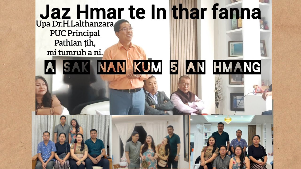Jaz Hmar te In thar Pathian hnena hlanna neih a ni. Pathian malsawmna lo dawng zel se. 12.05.2025