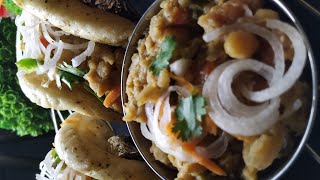 Matar kulcha for starters in less than 1 min😎 #youtubeshorts #shortvideos #streetfood
