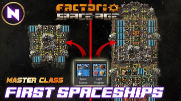 MINIMALISTIC Spaceship For All Inner Planets | Factorio Master Class/Tutorial