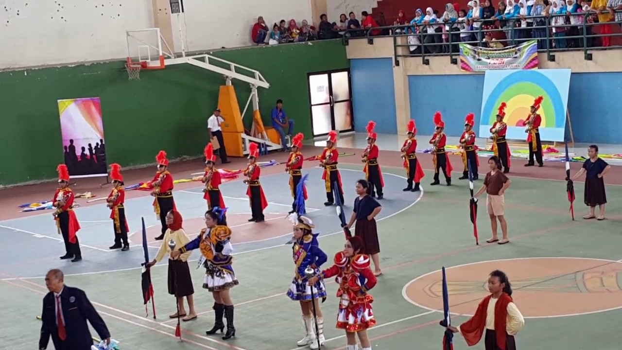 Drumband BINARAMA SDN Bendogerit 1 blitar LBB dan LUG KEJURPROV PDBI JATIM 2016