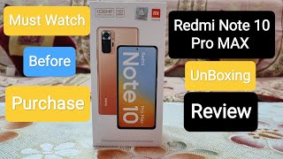 Redmi Note 10 Pro Max | Unboxing | Review |