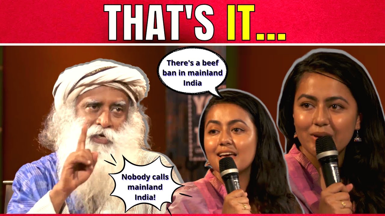 Beef Ban in "MAINLAND" India? - A controversial question asked to Sadhguru | Sadhguru English