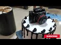 DSLR CAKE/CAMERA CAKE/camera cake easy/camera cake video/camera cake with fondant/camera cake making