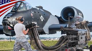 A-10 Ammo Loading – Feeding the Massive GAU-8 Avenger 30mm Cannon from the Ground Crews