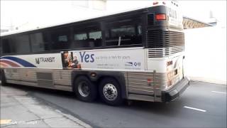 NJ Transit 2002 MCI D4000 #8276 on Route 551 10/16/2016