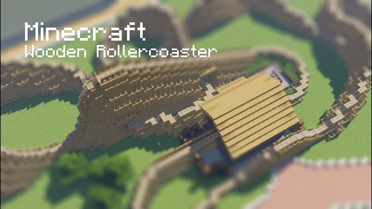 Minecraft Wooden Rollercoaster