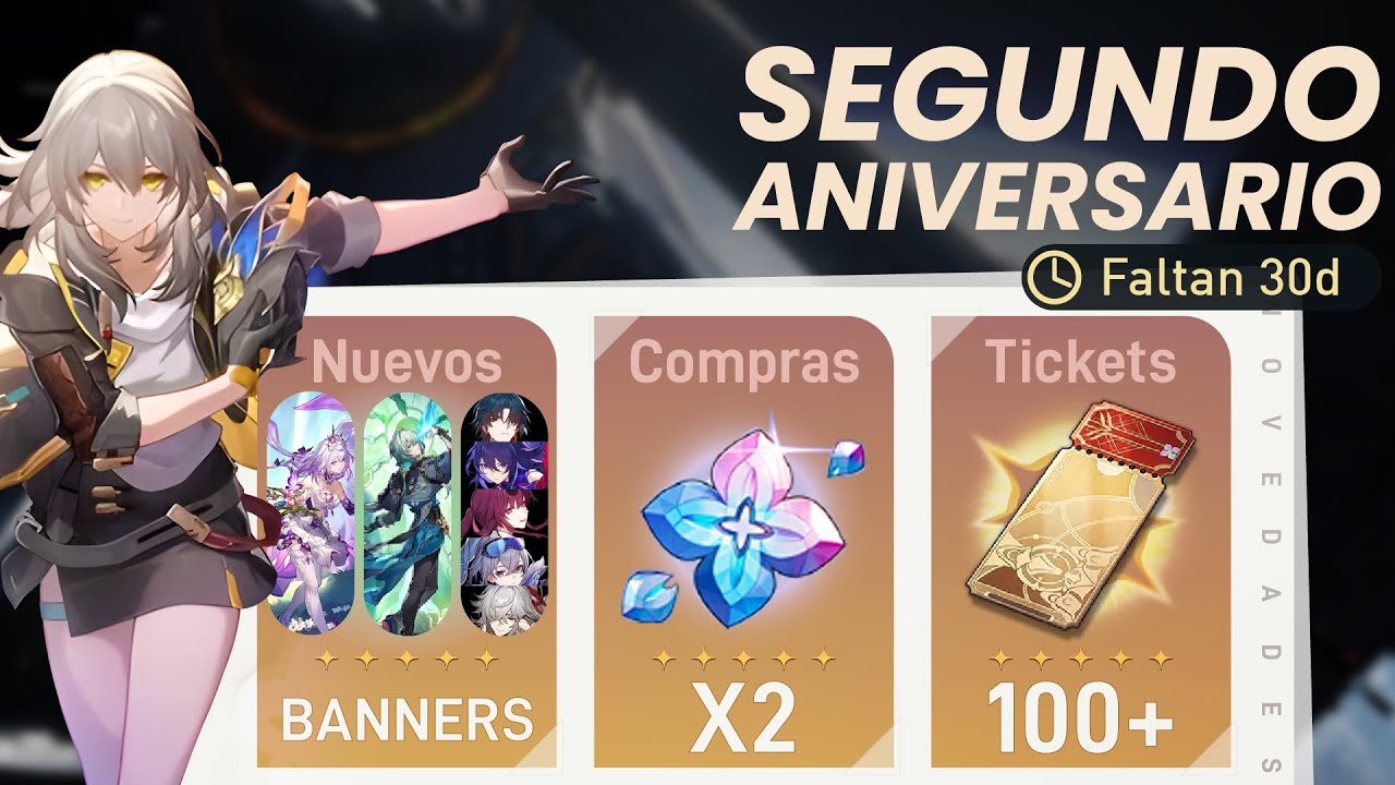🎁TODO sobre el ANIVERSARIO de HONKAI STAR RAIL