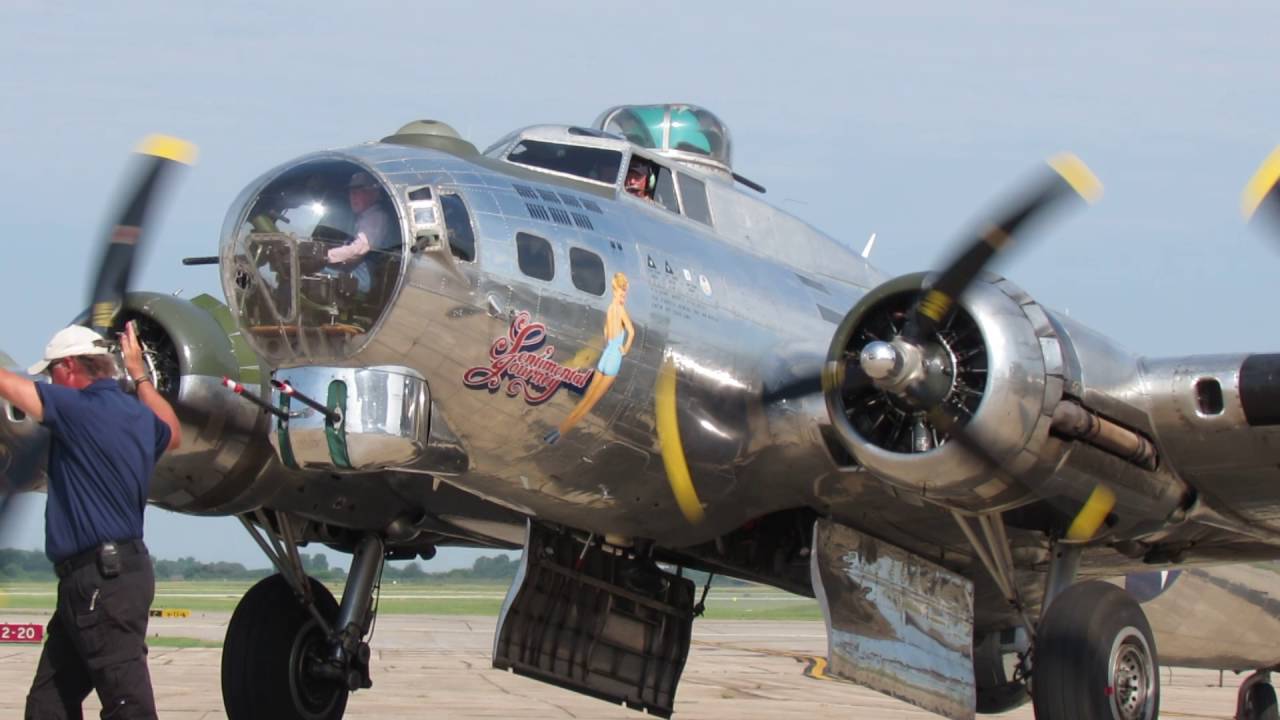 B17 Sentimental Journey taxiing in YouTube