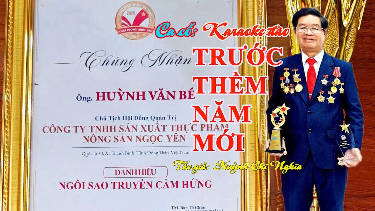 Ca cổ: TRƯỚC THỀM NĂM MỚI (Karaoke đào) | Tác giả: Huỳnh Chí Nghĩa