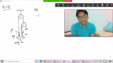 Solution of Irodov Problem 1.75 of Law of Motion explained by RKH SIR