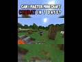 Can I Master Minecraft PVP In 7 days #lifestealsmp #minecraft #baablu #gaming #unstableuniverse