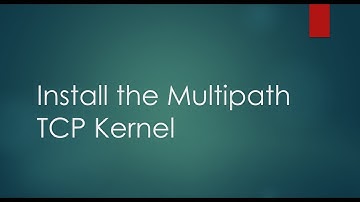 install The Multipath TCP Kernel in Artica (MPTCP)