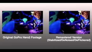 [4K Video] Side-By-Side Comparison:  Original and Remastered Poohs Hunny Hunt