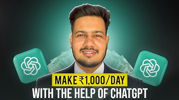 How I Make ₹1000/Day Using ChatGPT 💸