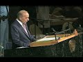 Speech by Heydar Aliyev at the 55th session of the UN General Assembly. 07.09.2000