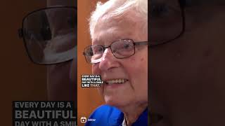 Life is beautiful, isn't it World War II veteran full of joy on 100th birthday