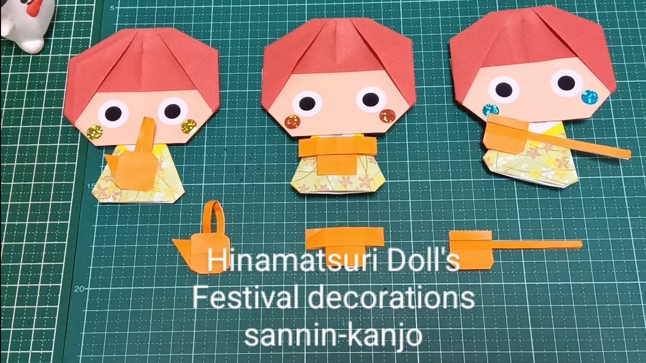 しょりん❣️お雛まつりアレンジ❣️ Let's make it】Hinamatsuri Doll's Festival decorations