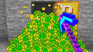 Minecraft, But Ores Are Lucky...