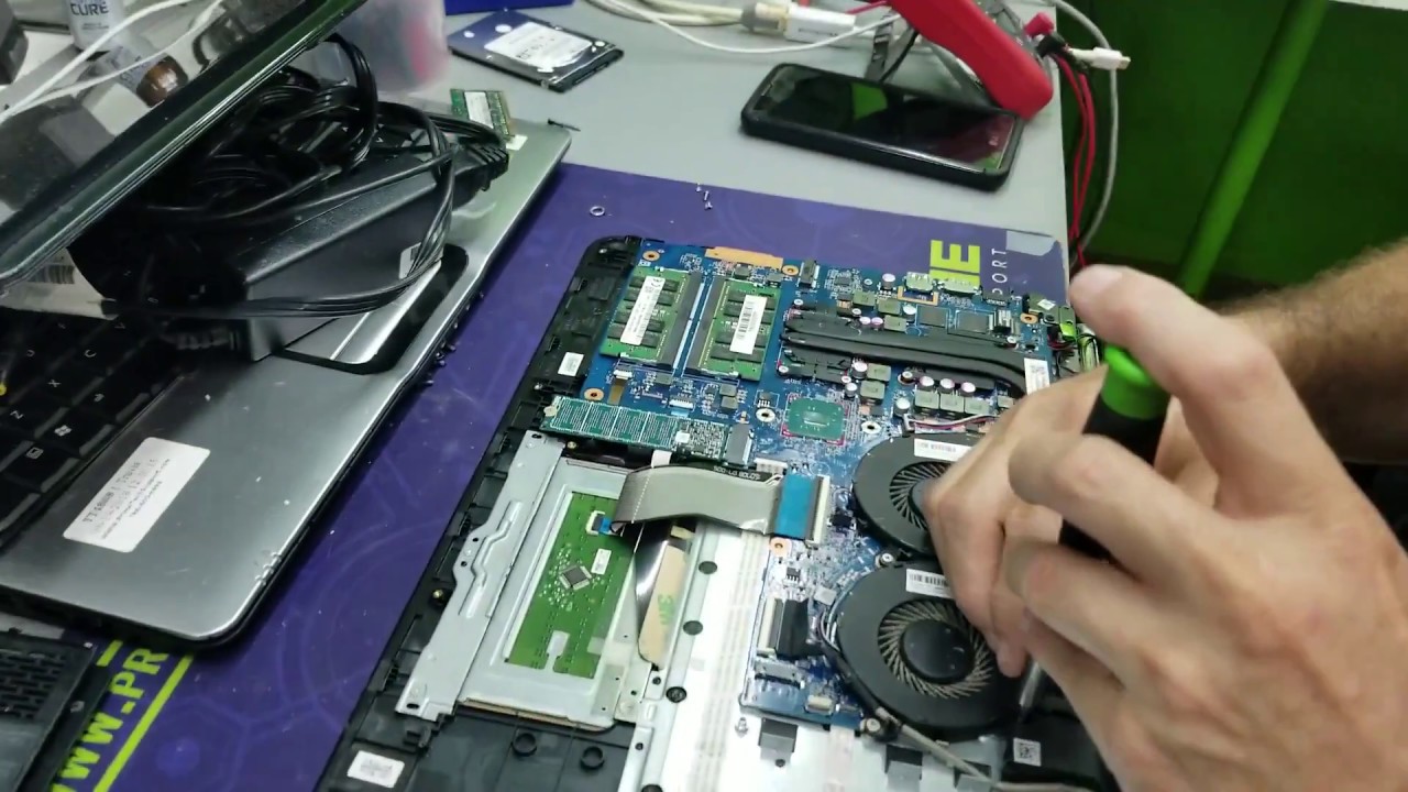 HP Laptop motherboard repair - YouTube