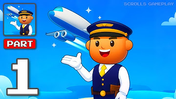 Plane Manager 3D - Gameplay Walkthrough Part 1 - Airport Boss Simulator (iOS, Android)