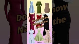 Different Types of Dresses Every Woman Should Know 👗 | Fashion Education #shorts