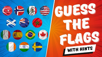Guess The Country Flag with Hints - Part-5 | Kids Geography Quiz | Kids Learning Videos