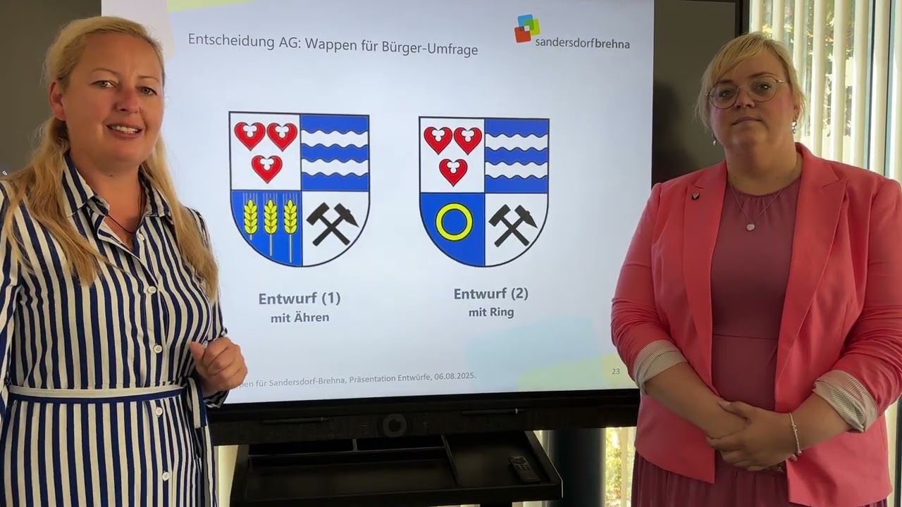 Welches Wappen soll Sandersdorf-Brehna bekommen? – Jetzt abstimmen!