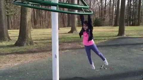 Mya at the playground