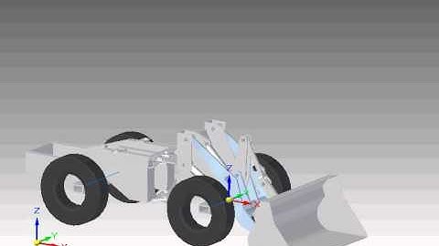Wheel loader animation, assignment 3 MF2019