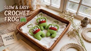 How to Crochet a Frog 🐸 Full Tutorial | Beginner-Friendly Amigurumi (Slow & Easy)