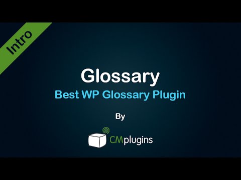 The WordPress Glossary Tooltip Plugin Introduction by CreativeMinds