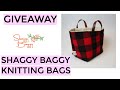 Shaggy Baggy Knitting Tote Giveaway