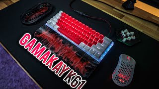 GamaKay K61 | 60% Hotswap Mechanical Keyboard | Unboxing, Modding & Sound Tests