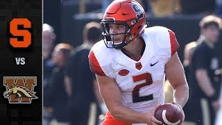 Syracuse vs. Western Michigan Football Highlights (2018) Wmu Football 2018 Highlights