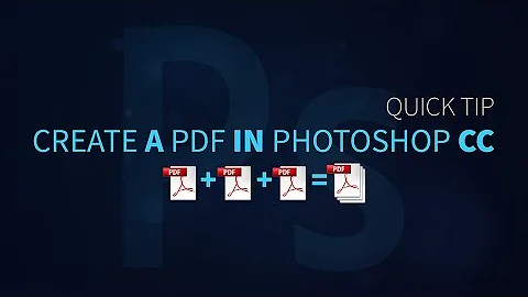 How to Create a Multi-Page PDF in Photoshop - PHOTOSHOP TUTORIAL