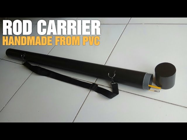 Making Fishing Rod Case Made Out Of PVC 