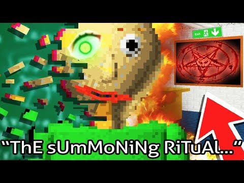 SECRET Baldi SUMMONING RITUAL! END HIM! - Baldi's Basics in Education and Learning (ALL 7 Notebooks)