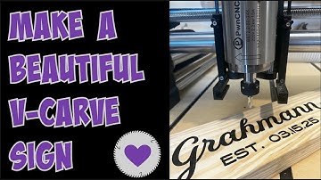 How To Make A V-Carve Sign with VCarve Pro