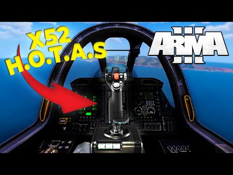 PILOTING in ARMA 3 with X52 Pro HOTAS