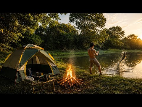 🏕️ Solo Camp & Fishing | Part 5