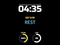 A sample for ChronoFit's 'Workout Session Overlay'