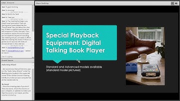 Serving Patrons with Disabilities:  Talking Books and Beyond 10-19-2017