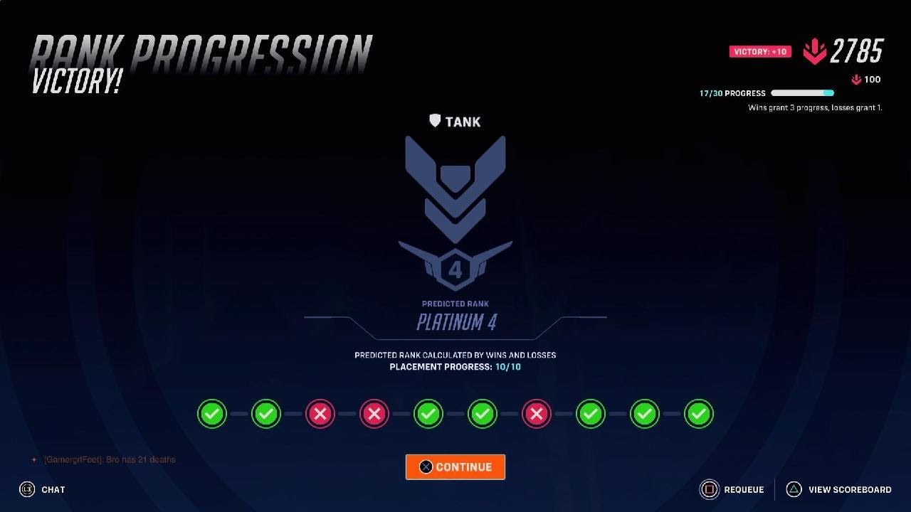 Season 18 final Tank placement match | Overwatch 2 | - YouTube