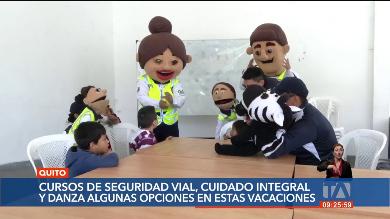 Cursos vacacionales de seguridad vial - YouTube