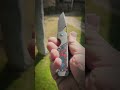 Kizer Mini Militaw | S45VN | Titanium+Jungle Wear Fatcarbon with Nebula insert swap| Ki3634SA2