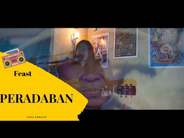 .Feast - Peradaban || Live Cover Narko ( LIRIK VIDEO )