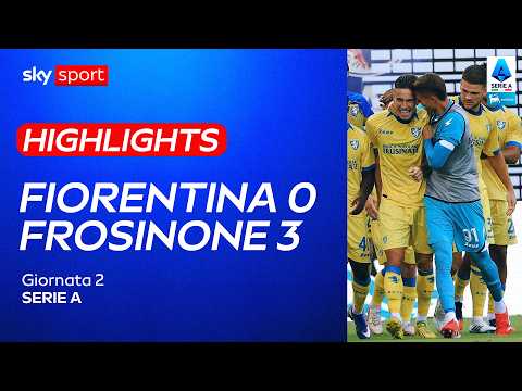 Video Fiorentina-Frosinone 0-3: gol e highlights | Serie A
